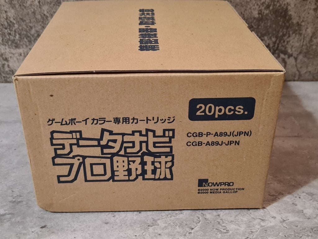 Game Boy Color Date Navi Pro Baseball New Old Stock Japan Shipping Box 20pcs. - T-Retro-Games 