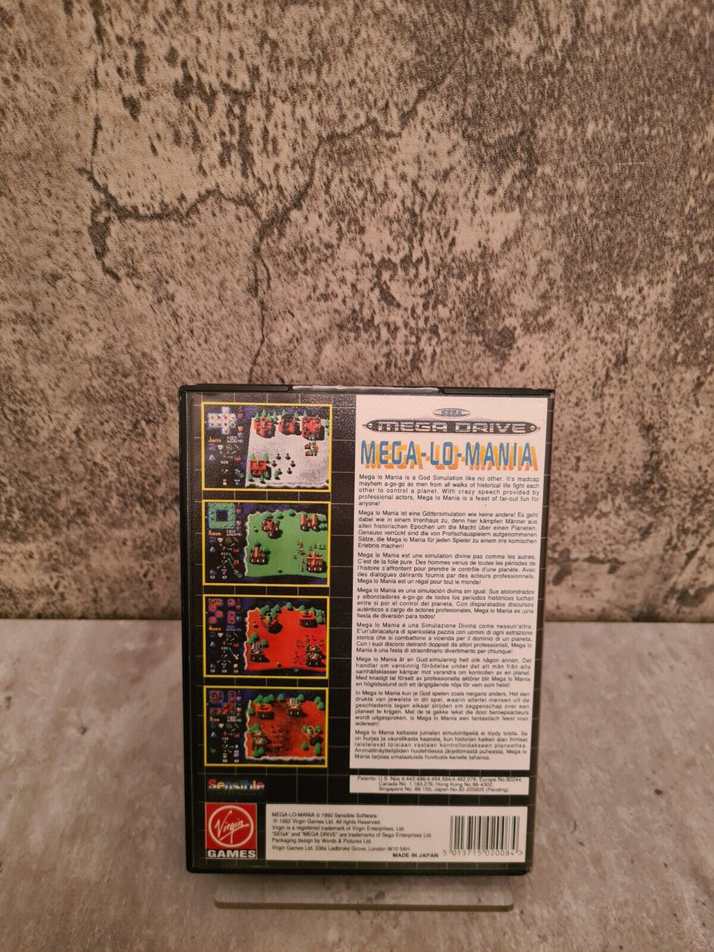 Sega Mega Drive Spiel Mega-Lo-Mania mit OVP und Anleitung Multi Language - T-Retro-Games 