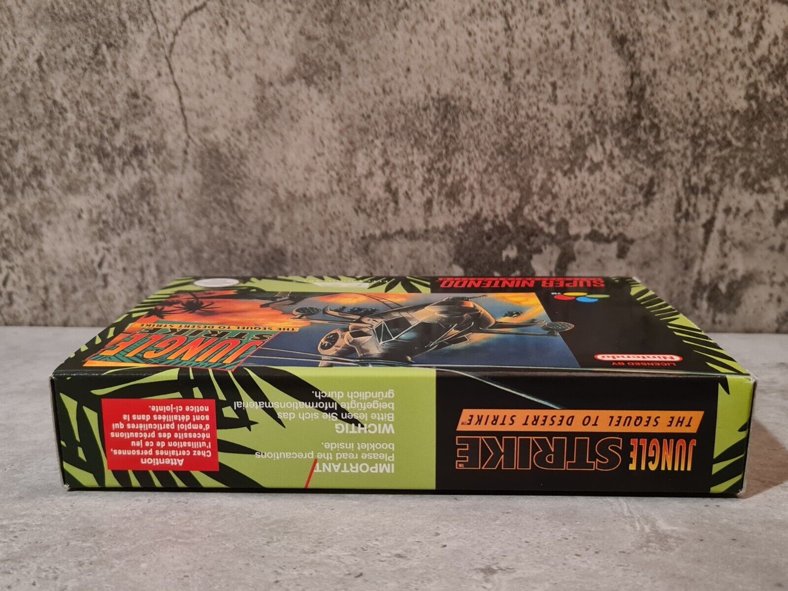 Super Nintendo Jungle Strike The Sequel To Desert Strike + OVP und Anleitung EUR - T-Retro-Games 