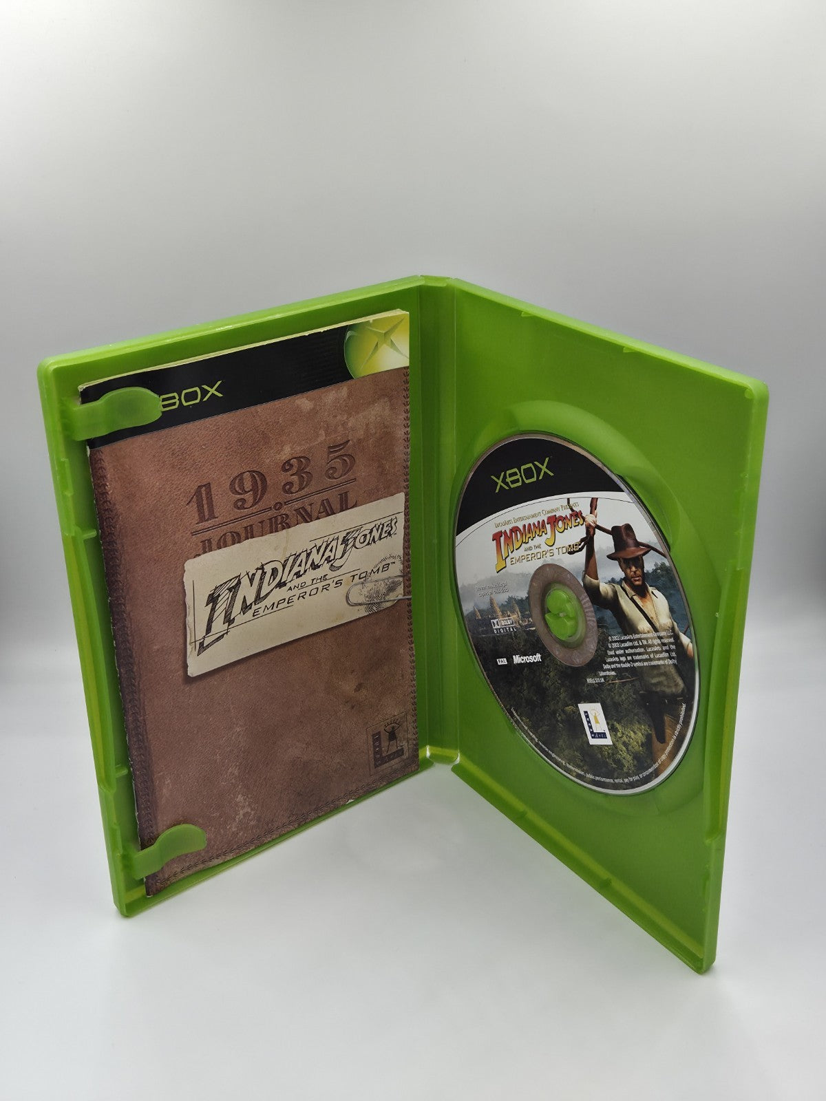 XBOX Spiel Indiana Jones and the Emperor's Tomb mit OVP und Anleitung Englisch