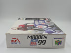 N64 Nintendo 64 Spiel Madden NFL 99 mit OVP und Anleitung EUR