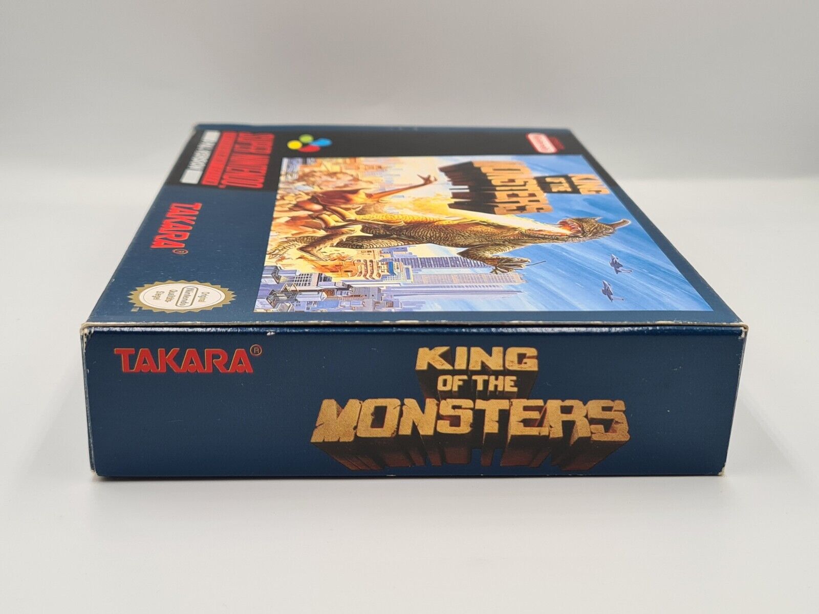 Super Nintendo King of The Monsters mit OVP und Anleitung NOE - T-Retro-Games 