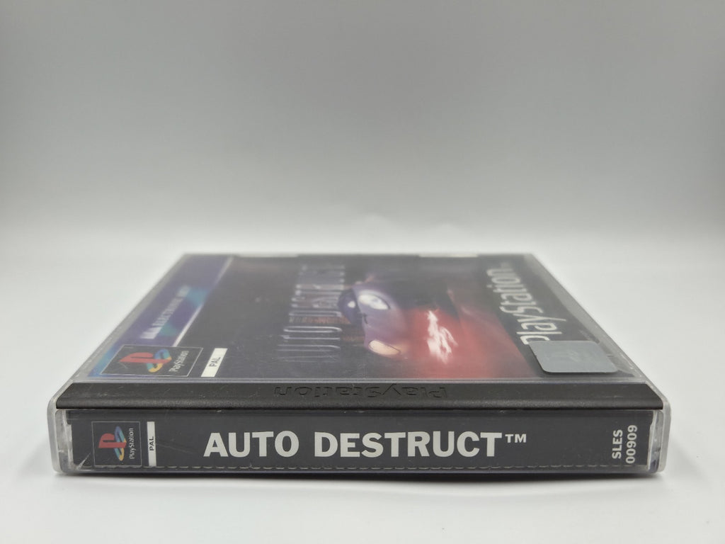 PS1 Playstation 1 Spiel Auto Destruct mit OVP und Anleitung Multilingual
