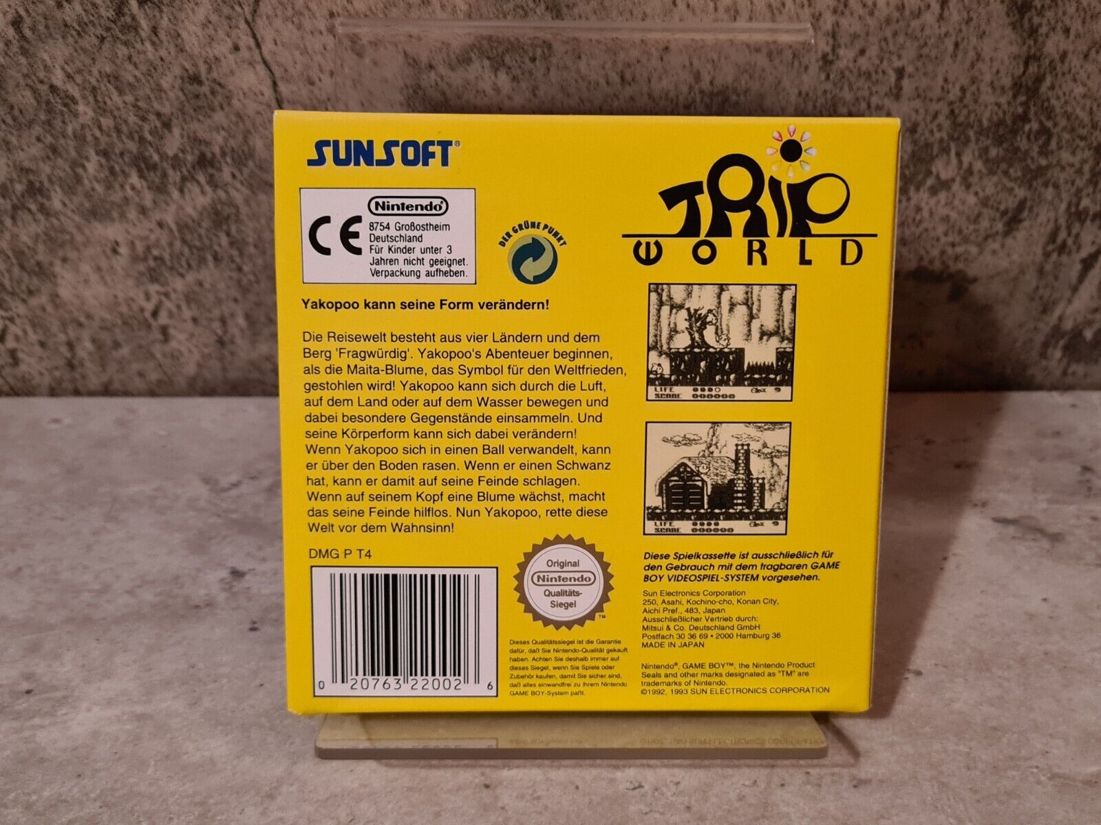 Nintendo Game Boy Classic Spiel Trip World mit OVP und Anleitung NOE - T-Retro-Games 