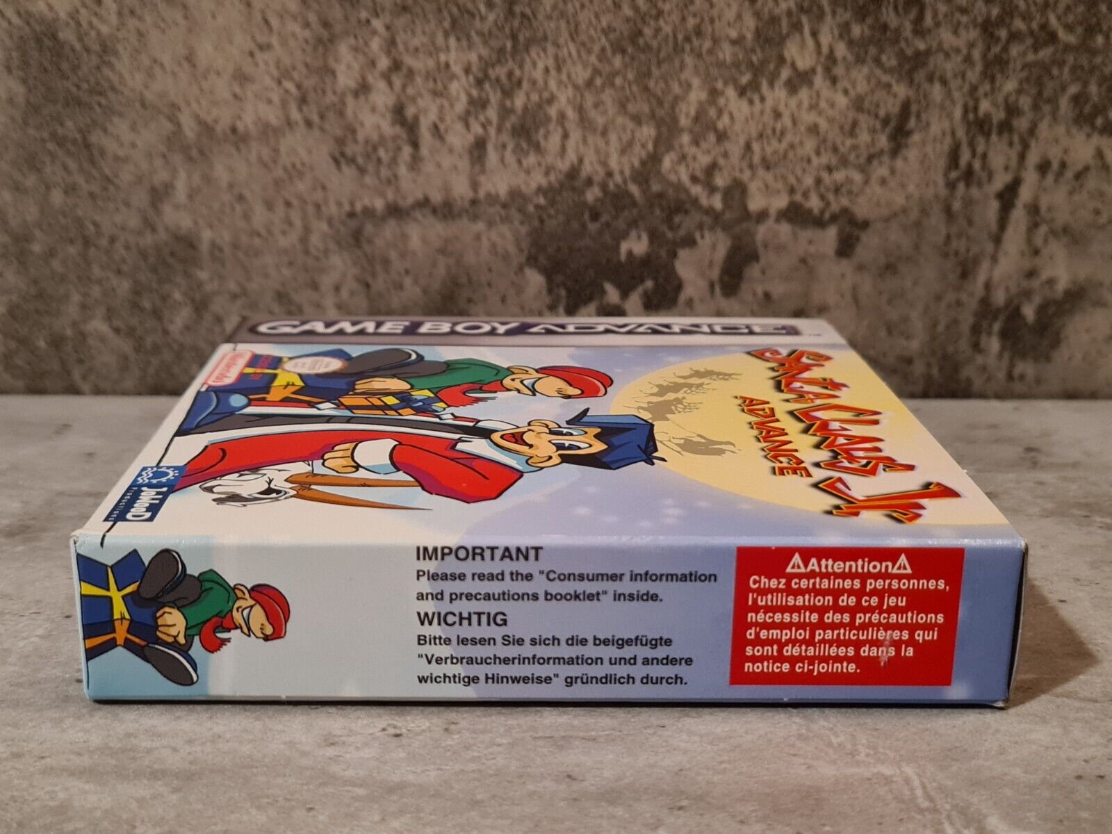 Nintendo Game Boy Advance Santa Claus Jr. Advance mit OVP und Anleitung EUR - T-Retro-Games 