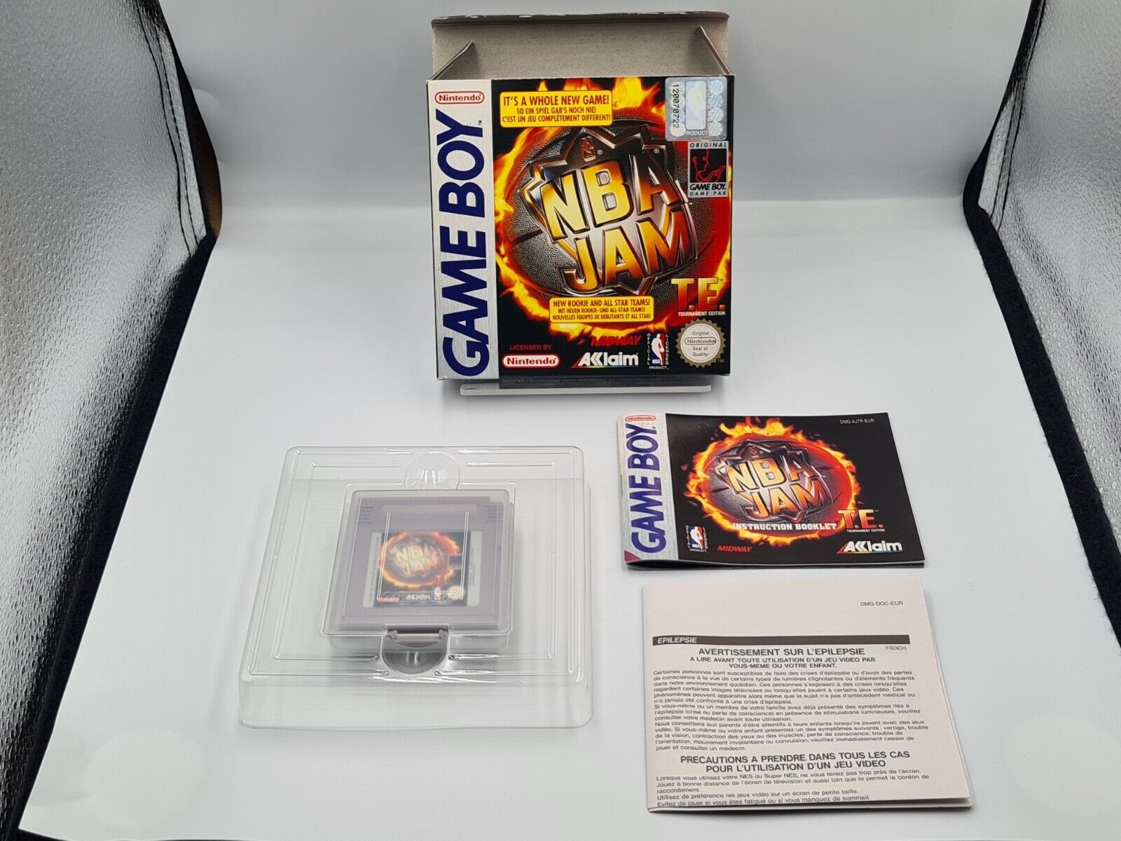 Nintendo Game Boy Classic NBA Jam T.E. mit OVP und Anleitung EUR - T-Retro-Games 