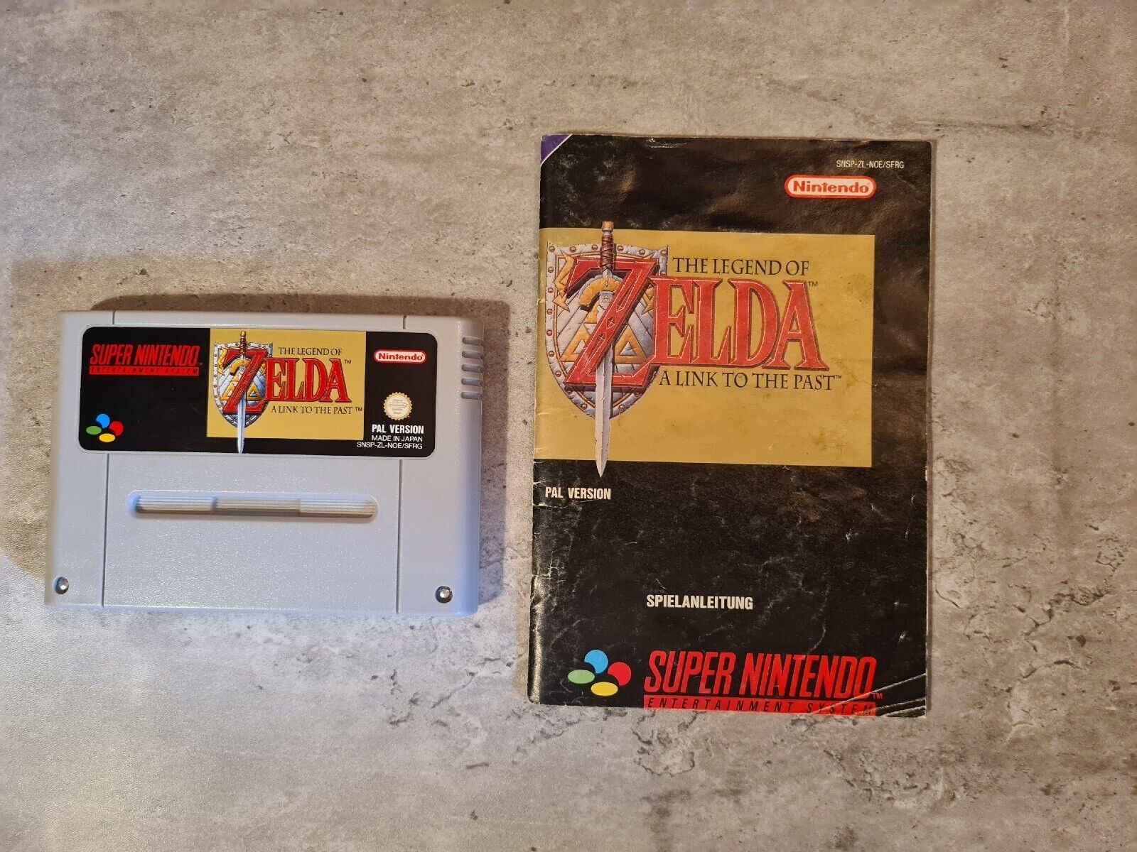 Super Nintendo The Legend of Zelda A Link to the Past mit OVP + Anleitung NOE - T-Retro-Games 