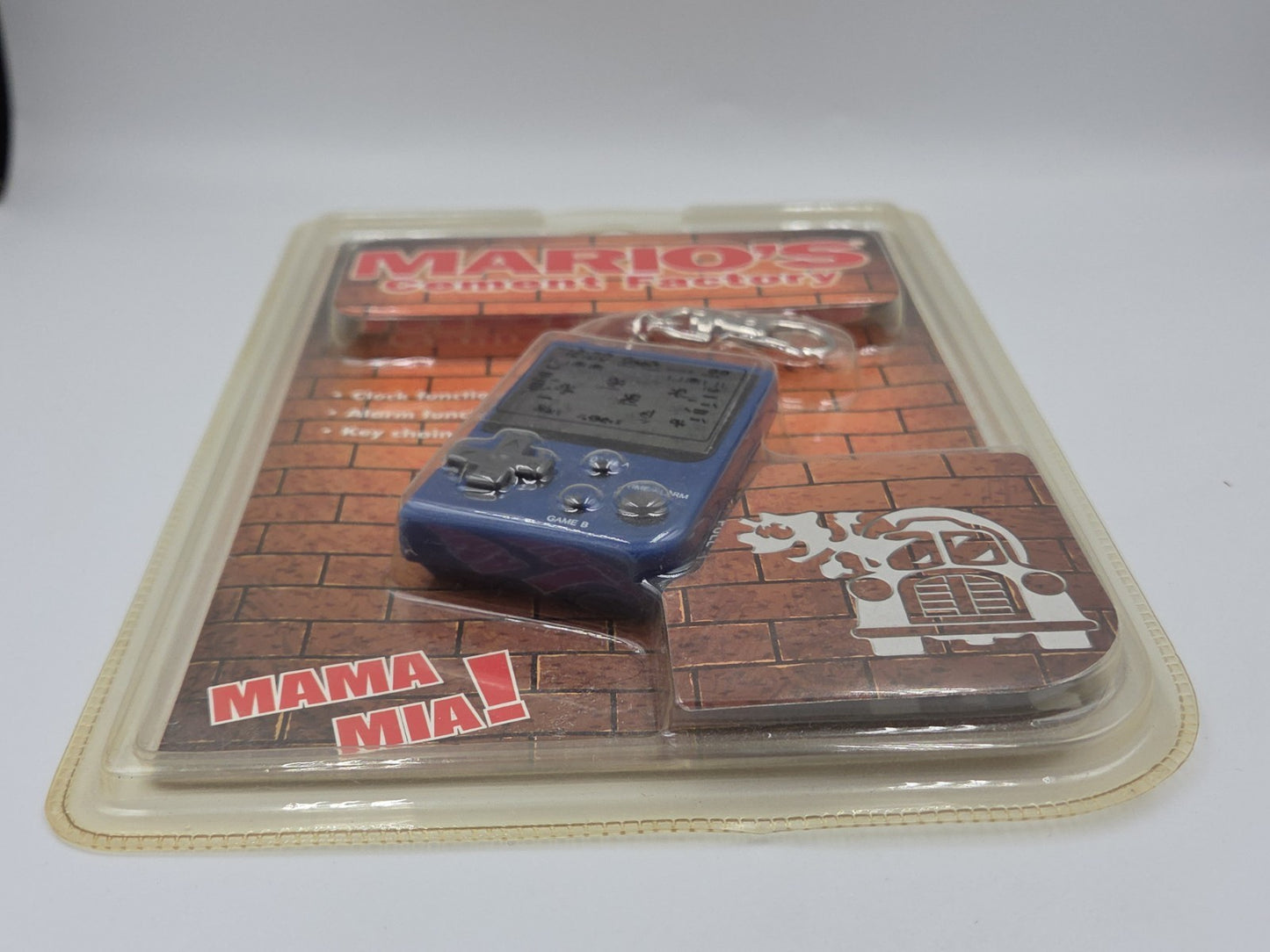 Nintendo Mini Classics Mario's Cement Factory Schlüsselanhänger Neu