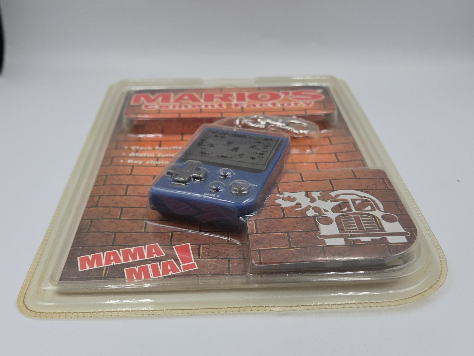 Nintendo Mini Classics Mario's Cement Factory Schlüsselanhänger Neu