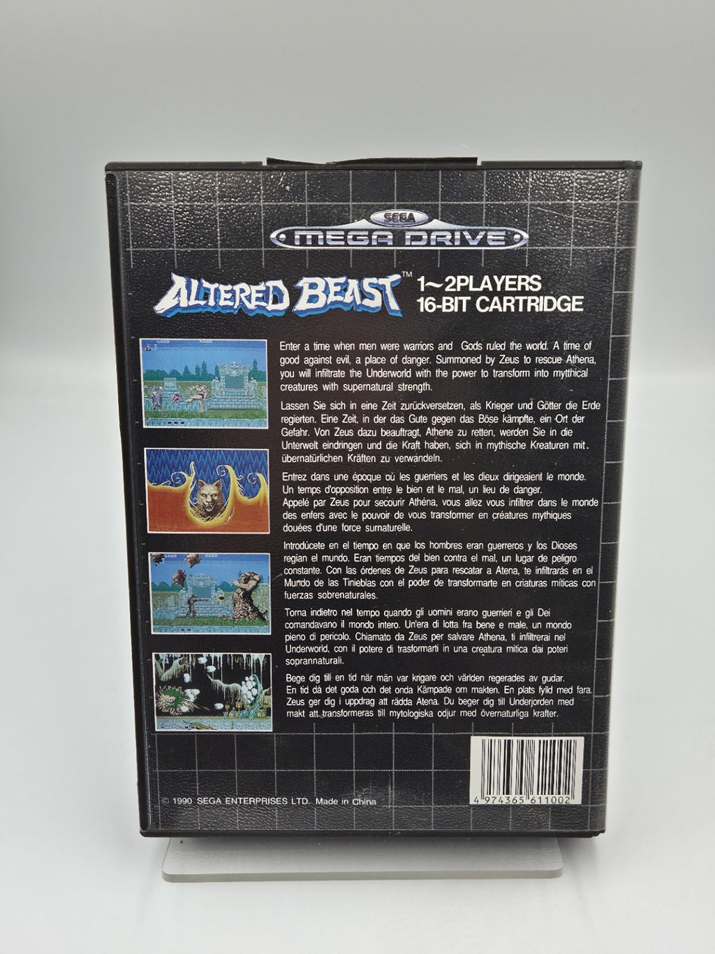 Sega Mega Drive Spiel Altered Beast mit OVP und Anleitung Multilingual 