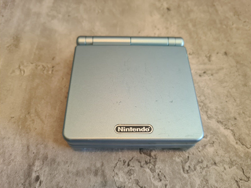 Game Boy Advance SP Arctic Blue EUR OVP Konsole Console - T-Retro-Games 
