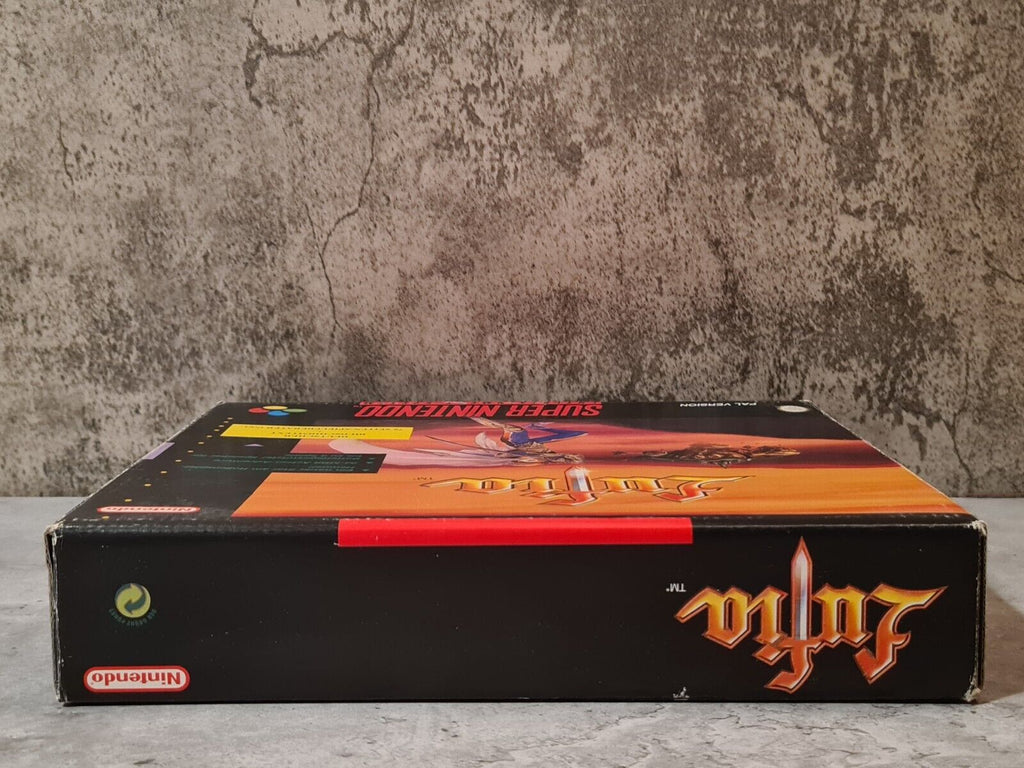 SNES Super Nintendo Lufia mit OVP und Spieleberater NOE Big Box - T-Retro-Games 