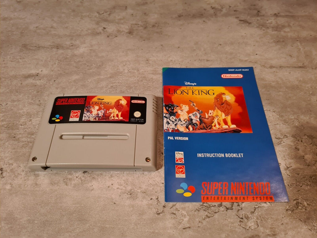 SNES Super Nintendo Disney's The Lion King mit OVP und Anleitung NUKV - T-Retro-Games 