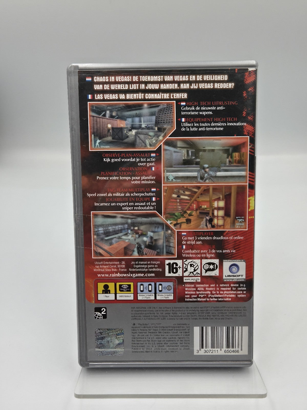 Sony PSP Spiel Tom Clancy's Rainbow Six Vegas mit OVP und Anleitung Multilingual