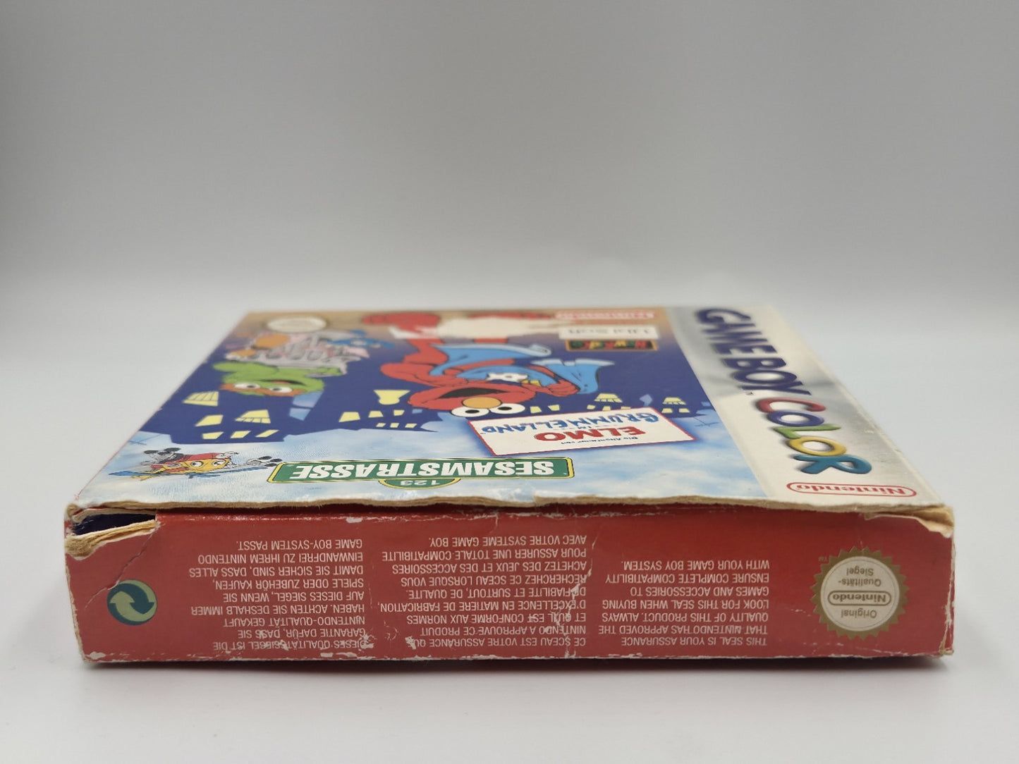Game Boy Color Die Abenteuer von Elmo im Grümmelland mit OVP und Anleitung NOE