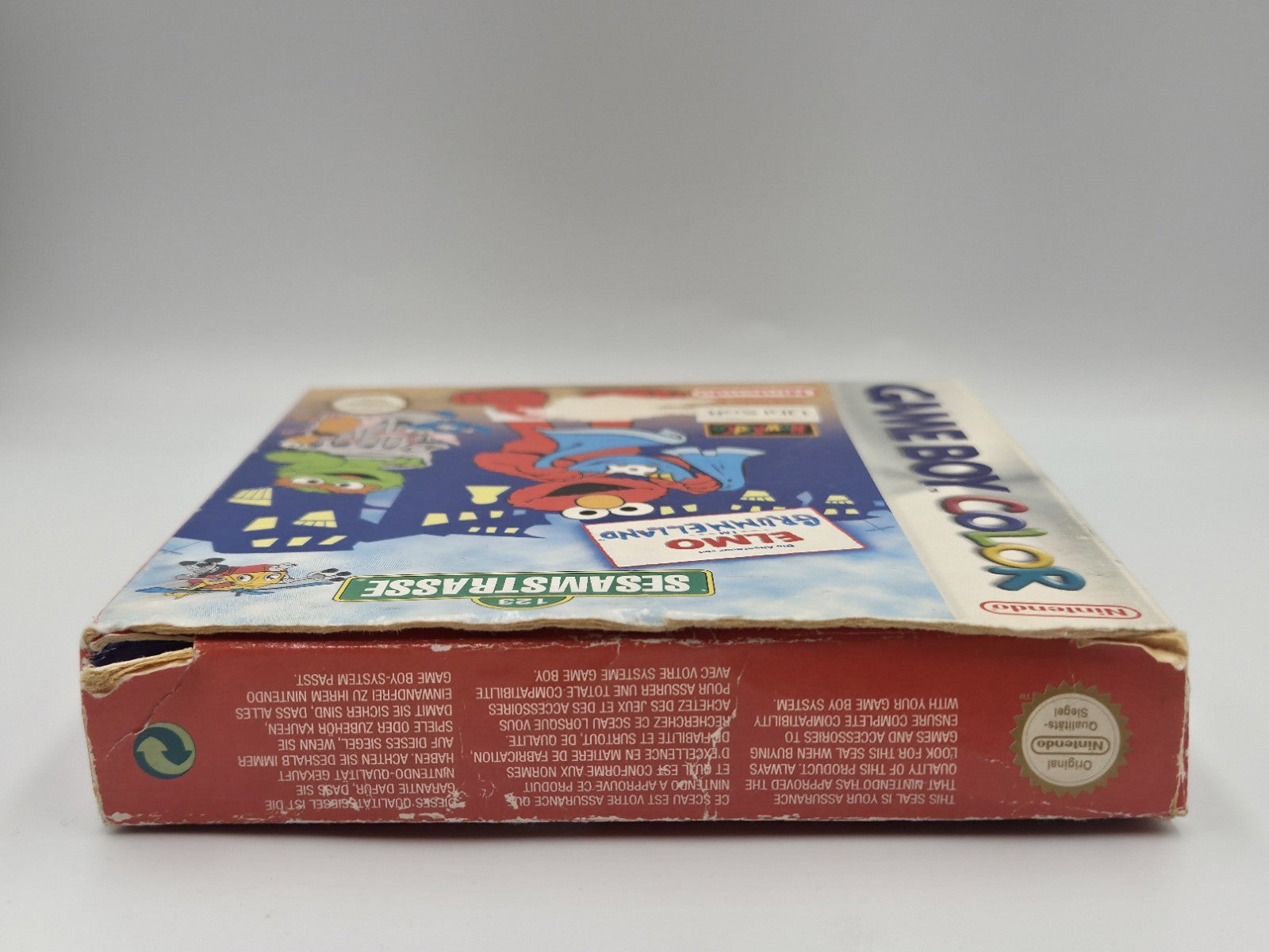 Game Boy Color Die Abenteuer von Elmo im Grümmelland mit OVP und Anleitung NOE