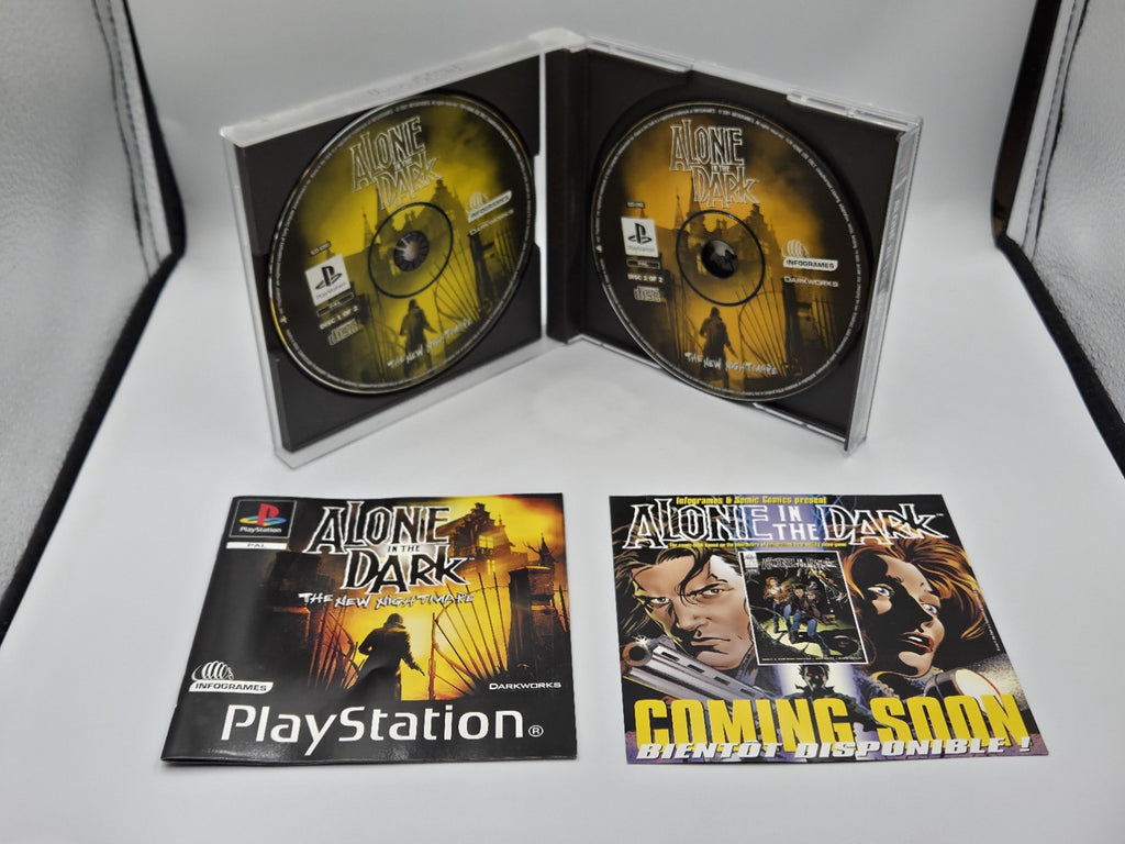 PS1 Spiel Alone in The Dark The New Nightmare mit OVP und Anleitung Deutsch