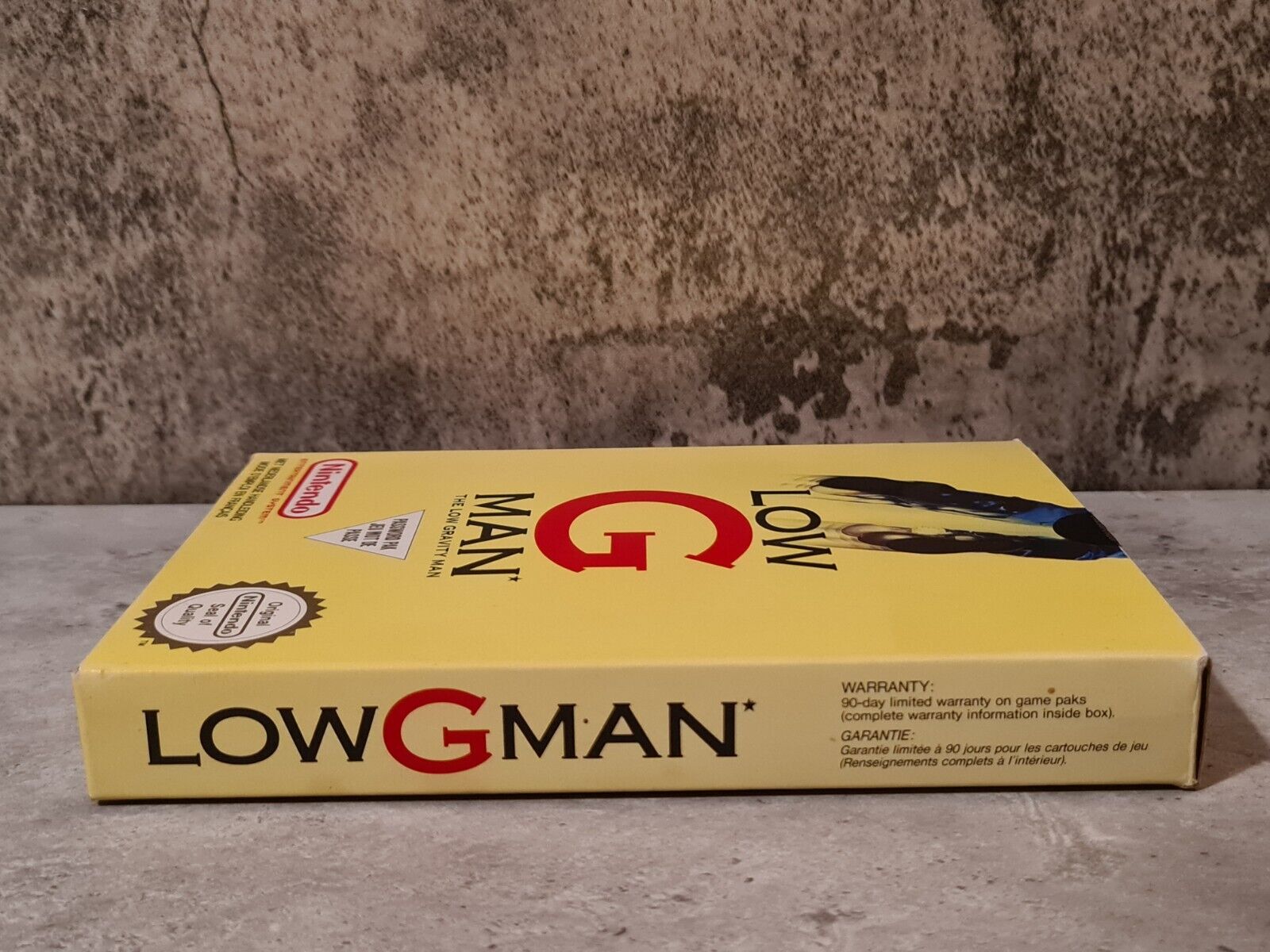 Nintendo NES Low G Man mit OVP und Anleitung FAH - T-Retro-Games 