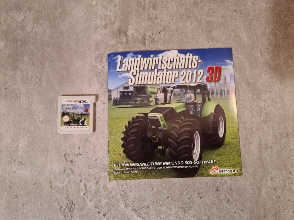 Nintendo 3DS Landwirtschafts-Simulator 2012 3D mit OVP und Anleitung EUR - T-Retro-Games 