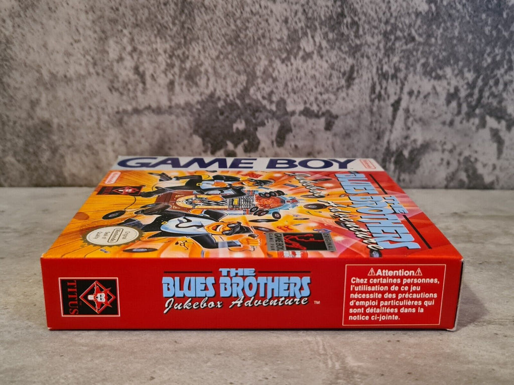 Game Boy Classic The Blues Brothers Jukebox Adventures mit OVP und Anleitung FRG - T-Retro-Games 
