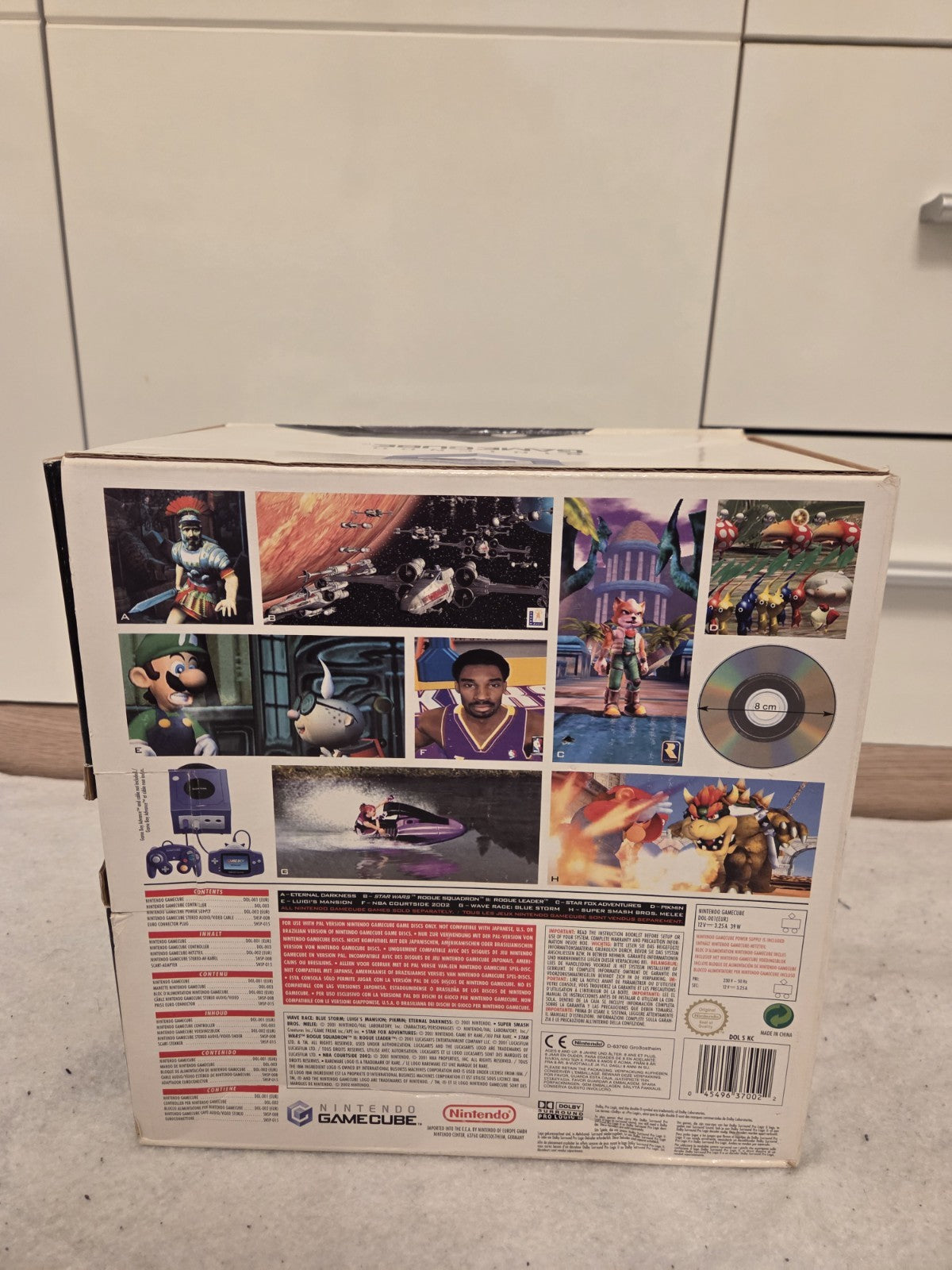 Nintendo GameCube Konsole Console Schwarz Black mit Controller + Kabeln OVP