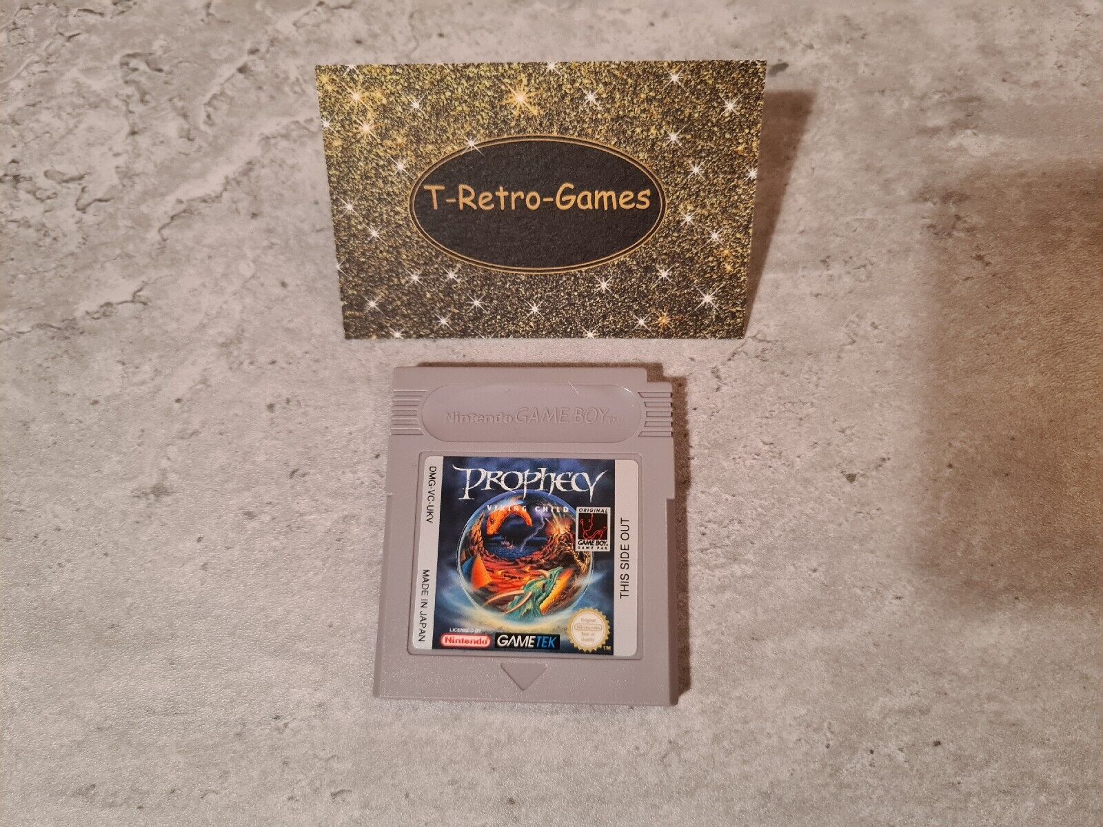 Nintendo Gameboy Classic Spiel Prophecy Viking Child Modul UKV - T-Retro-Games 