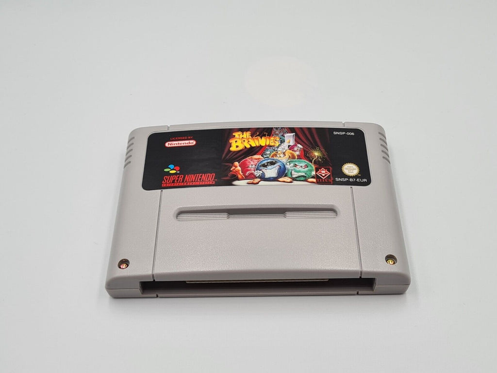 SNES Super Nintendo The Brainies mit OVP und Anleitung EUR - T-Retro-Games 