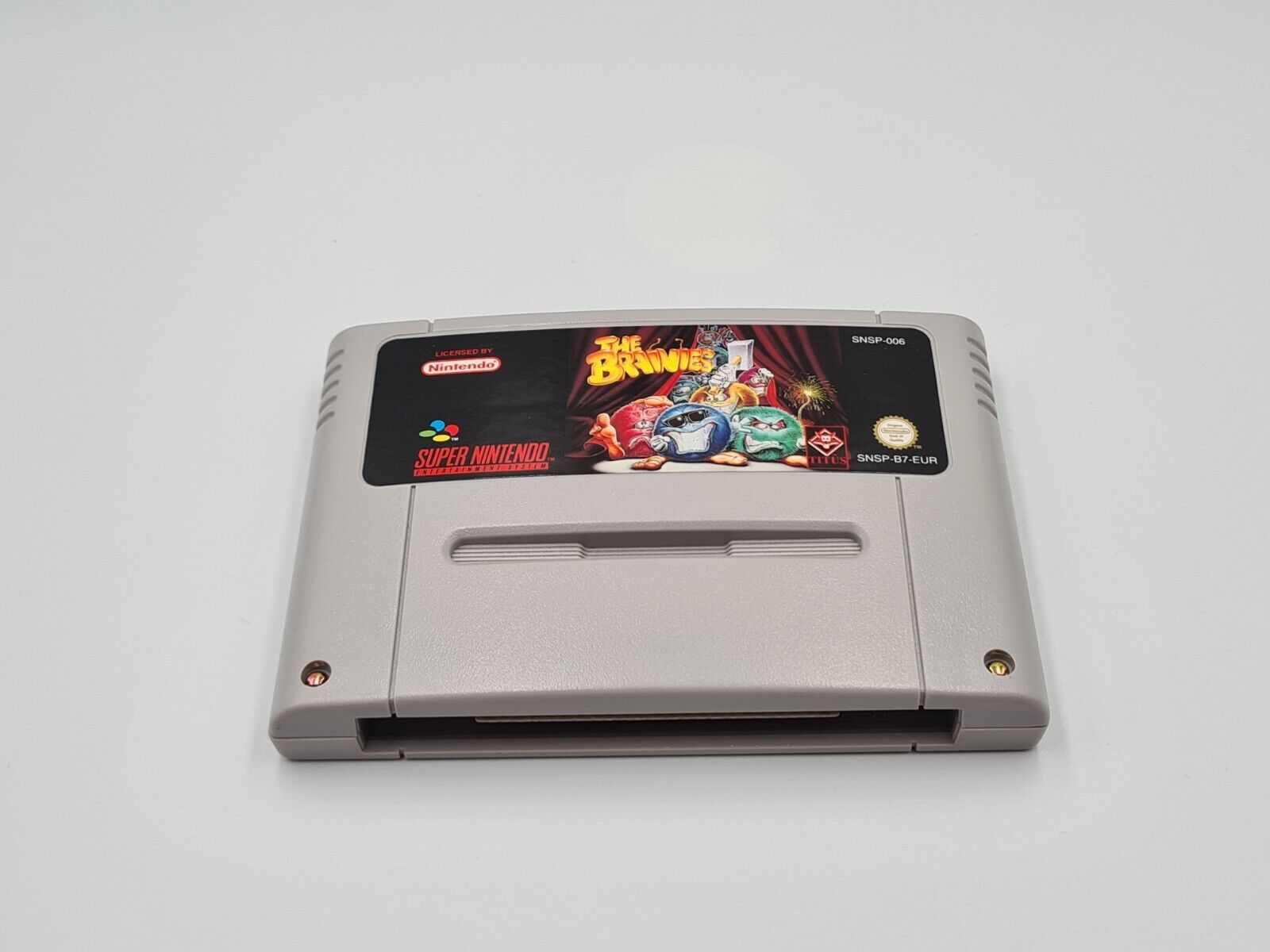 SNES Super Nintendo The Brainies mit OVP und Anleitung EUR - T-Retro-Games 