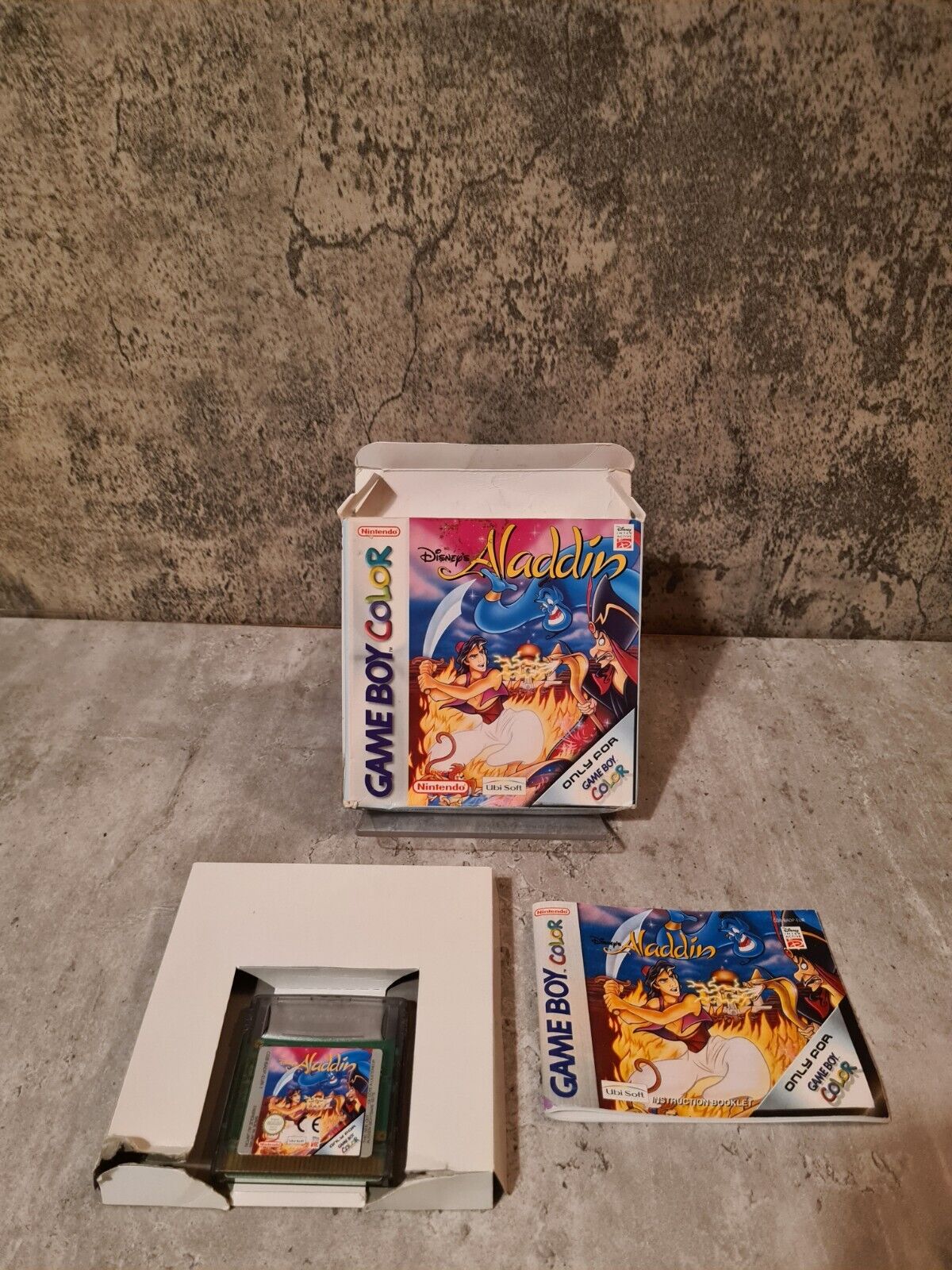 Nintendo Gameboy Color Disney's Aladdin mit OVP und Anleitung EUR - T-Retro-Games 