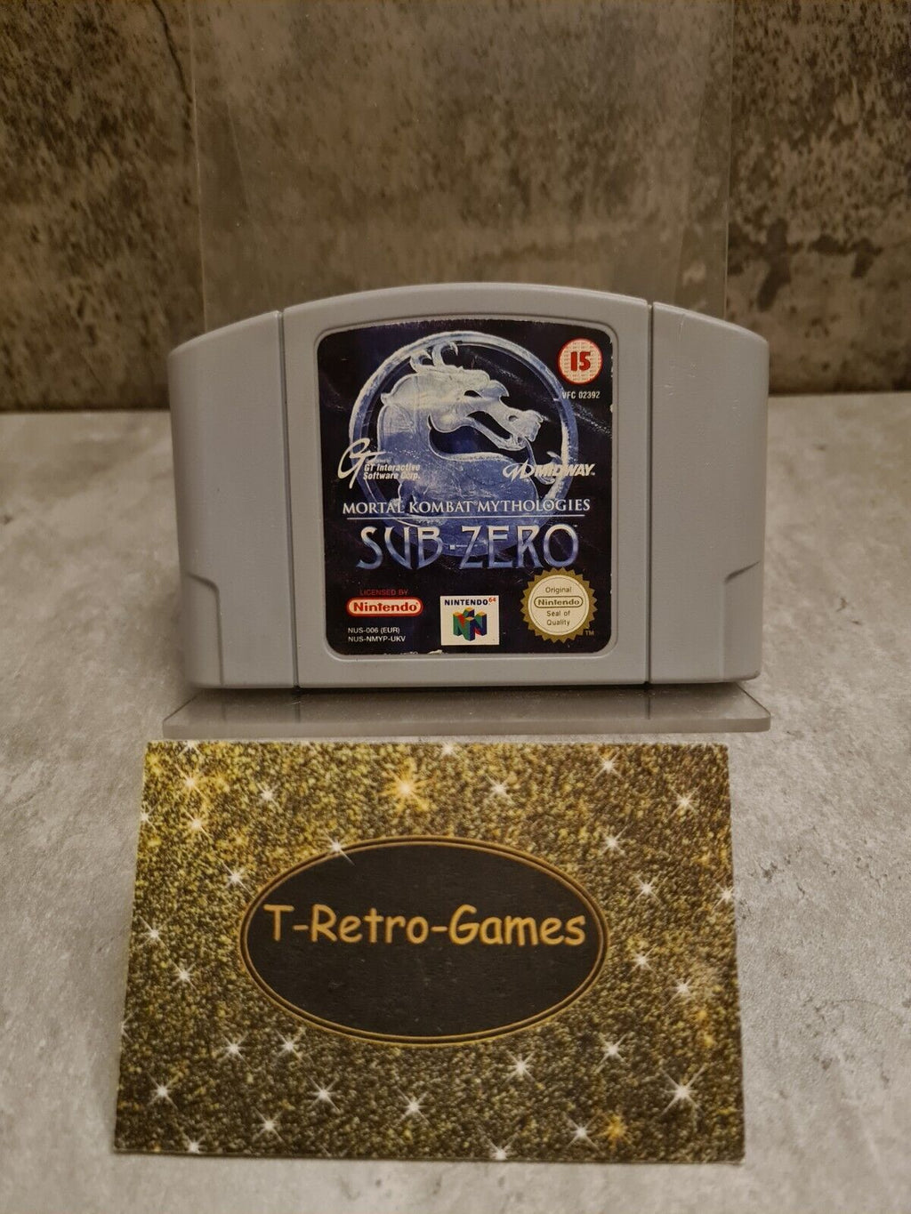 N64 Nintendo 64 Mortal Kombat Mythologies Sub Zero Modul UKV - T-Retro-Games 