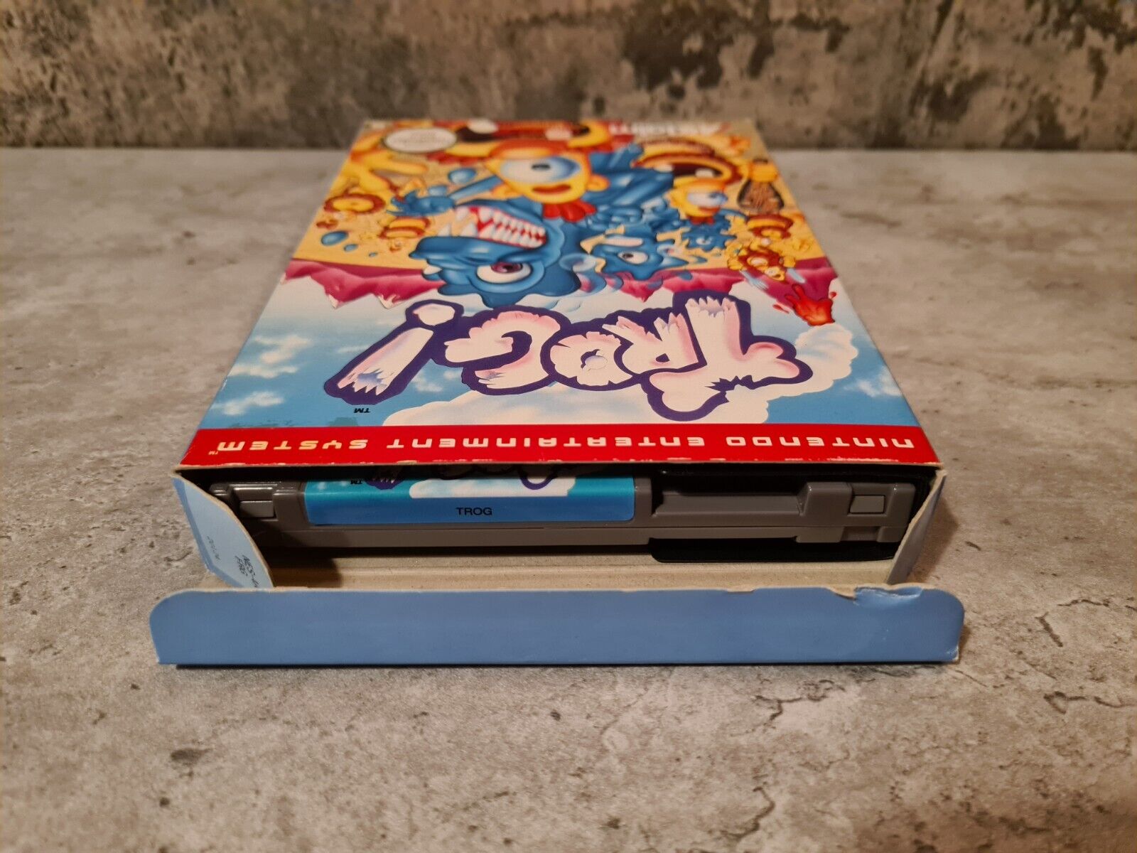 NES Trog! mit OVP und Anleitung FRG - T-Retro-Games 