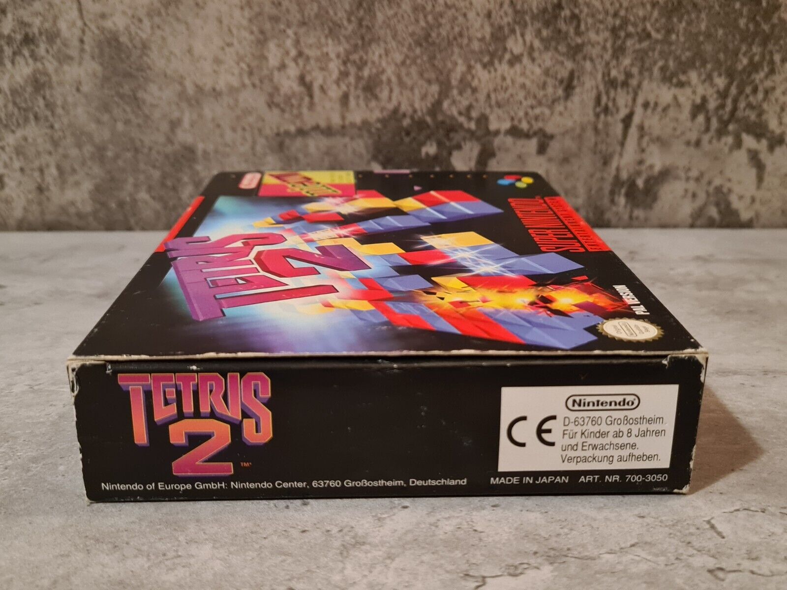 SNES Super Nintendo Tetris 2 mit OVP und Anleitung NOE - T-Retro-Games 