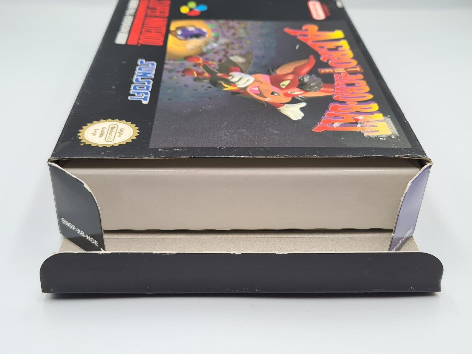 SNES Super Nintendo Aero The Acro-Bat mit OVP und Anleitung NOE - T-Retro-Games 