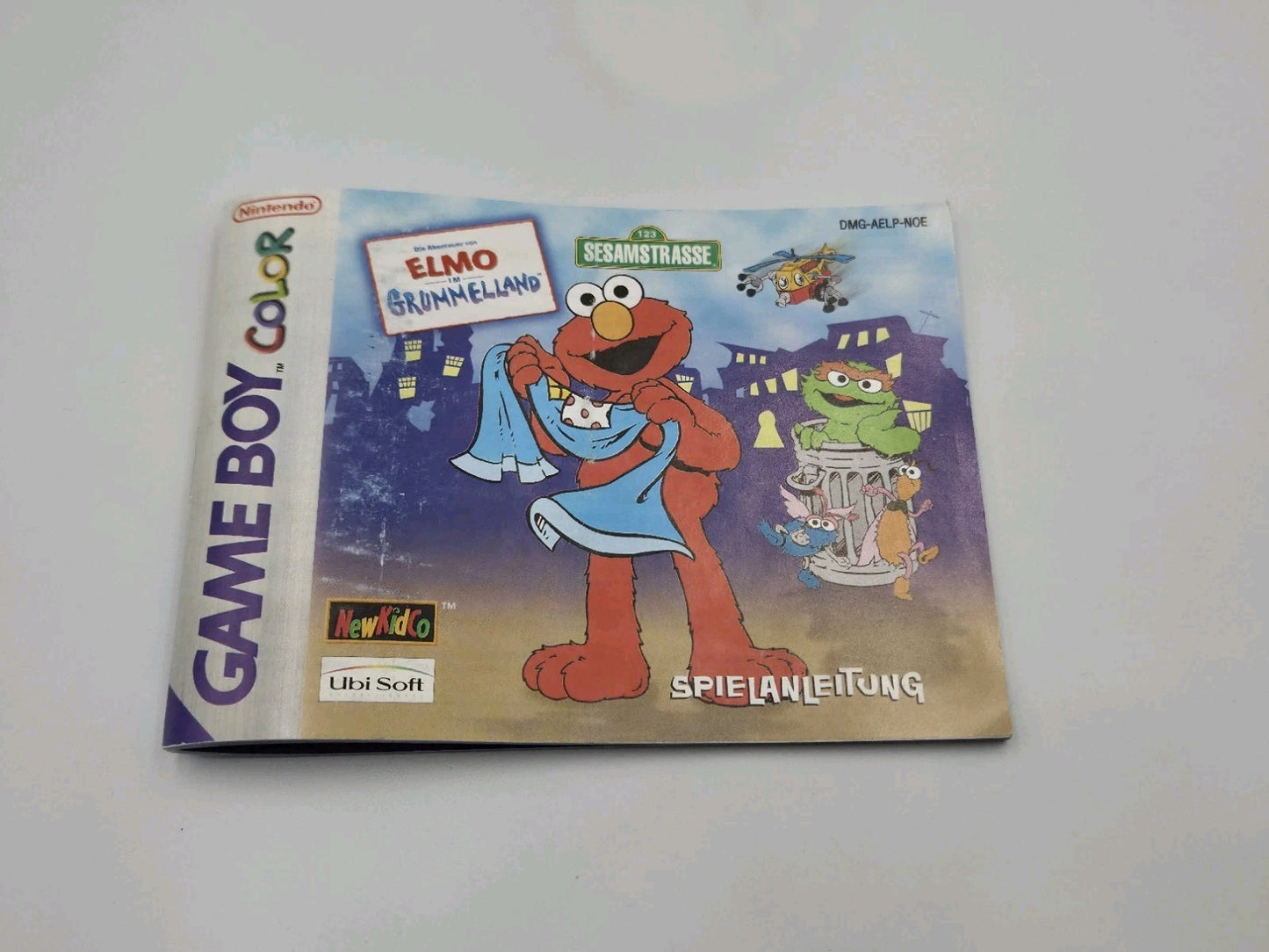 Game Boy Color Die Abenteuer von Elmo im Grümmelland mit OVP und Anleitung NOE