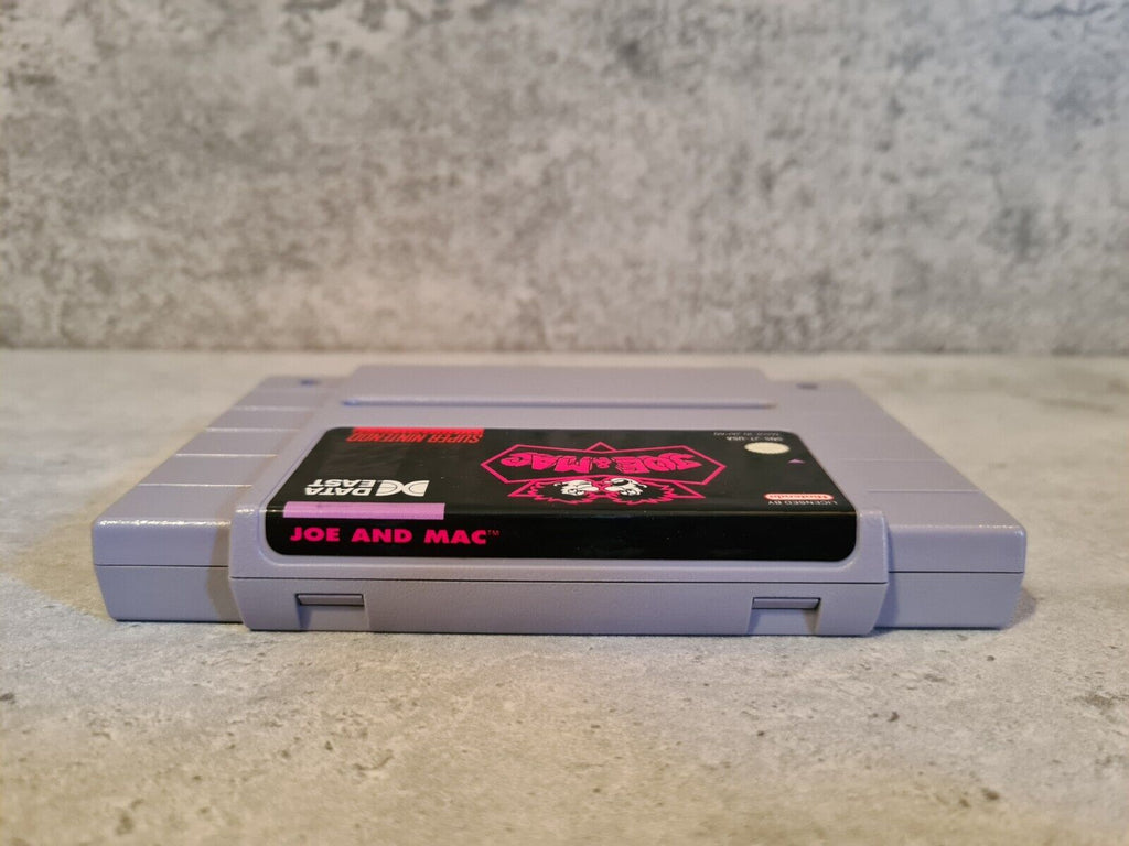 SNES Super Nintendo Joe & Mac mit OVP und Anleitung NTSC USA - T-Retro-Games 