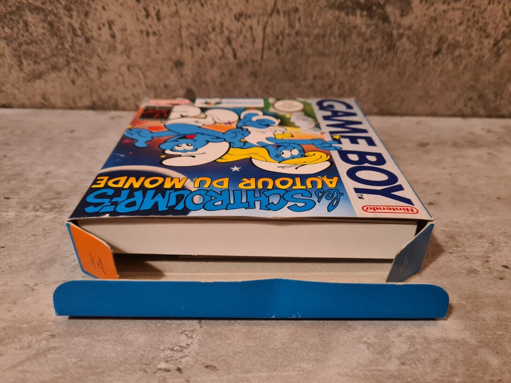 Game Boy Classic Les Schtroumpfs Autour Du Monde + OVP + Anleitung + Poster FAH - T-Retro-Games 