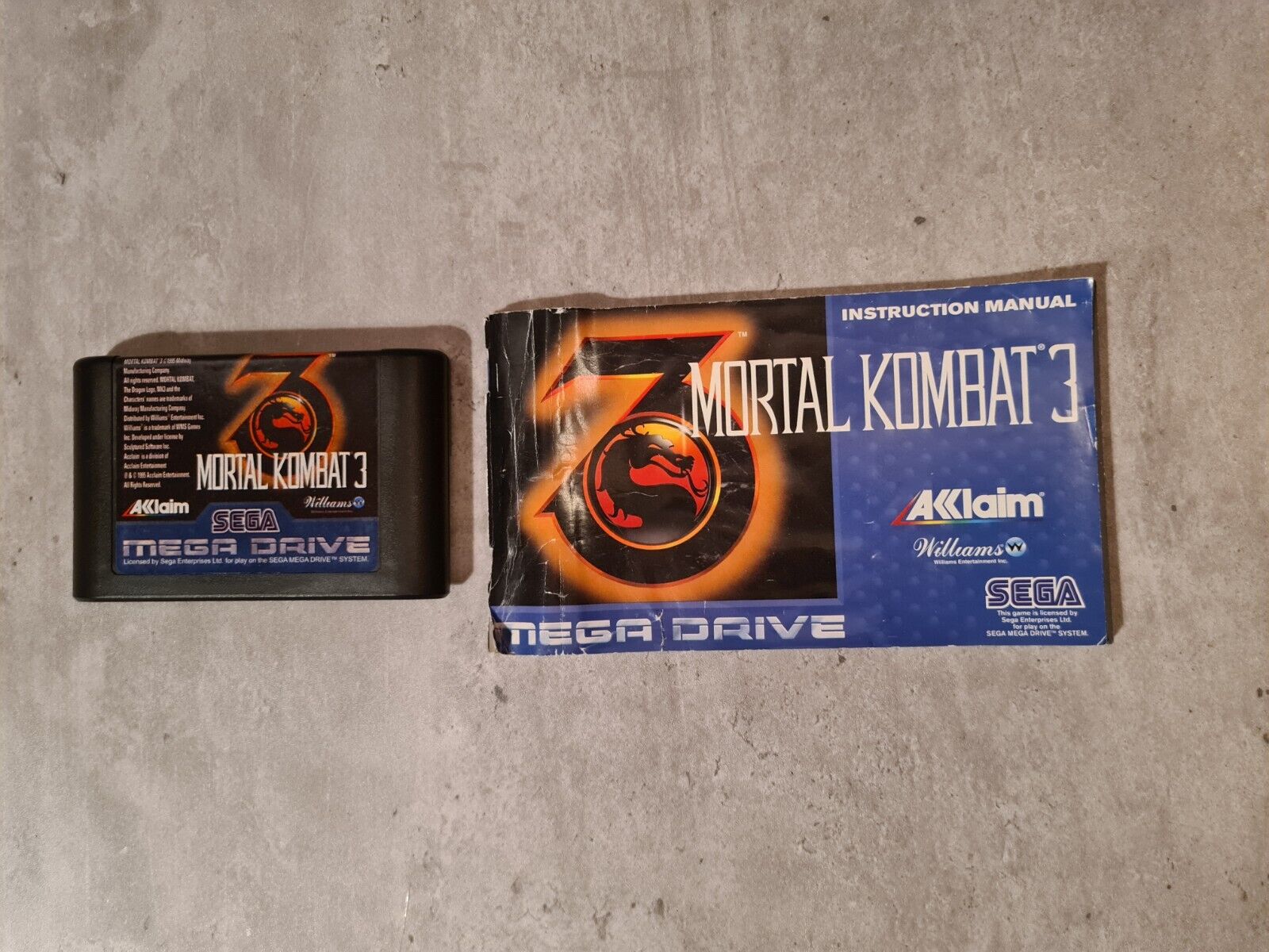 Sega Mega Drive Spiel Mortal Kombat 3 mit OVP und Anleitung Multi Language - T-Retro-Games 