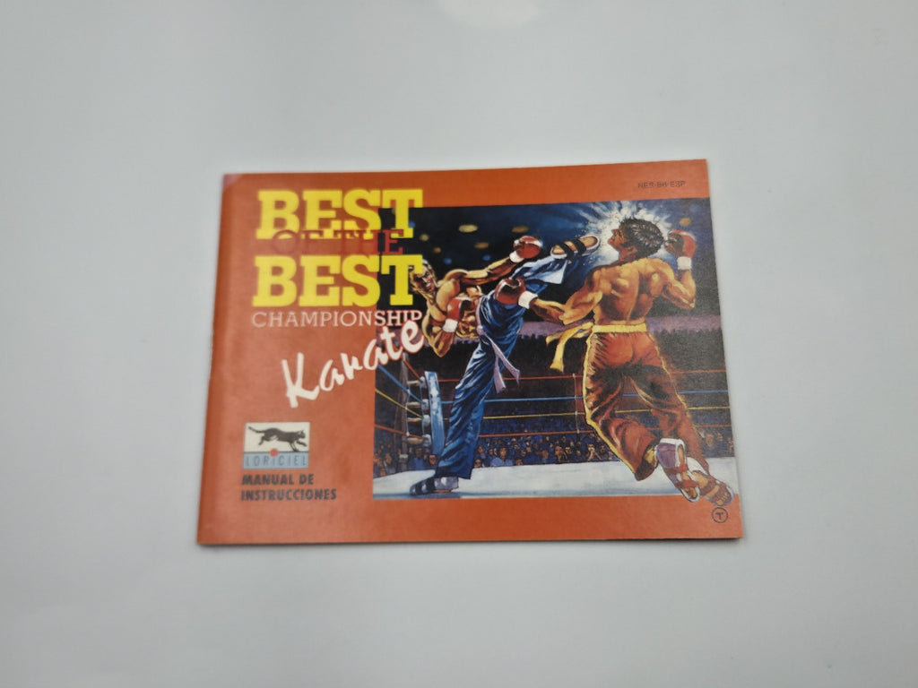 Nintendo NES Spiel Best of The Best Championship Karate mit OVP + Anleitung ESP