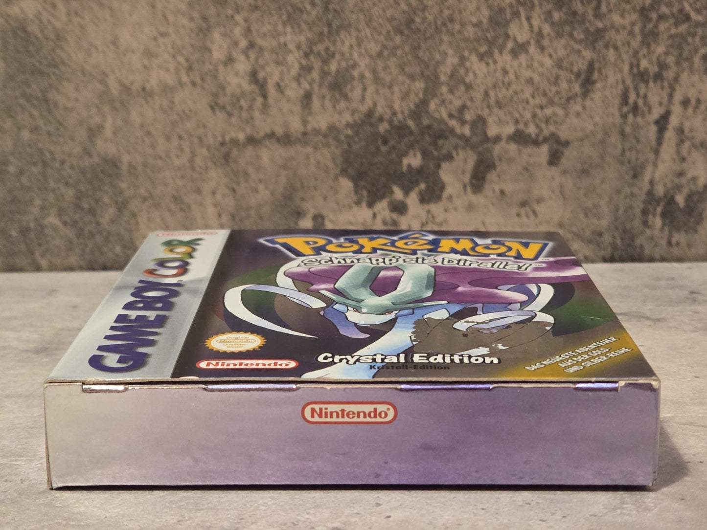 Nintendo Game Boy Color Pokemon Kristall Edition mit OVP und Anleitung NOE