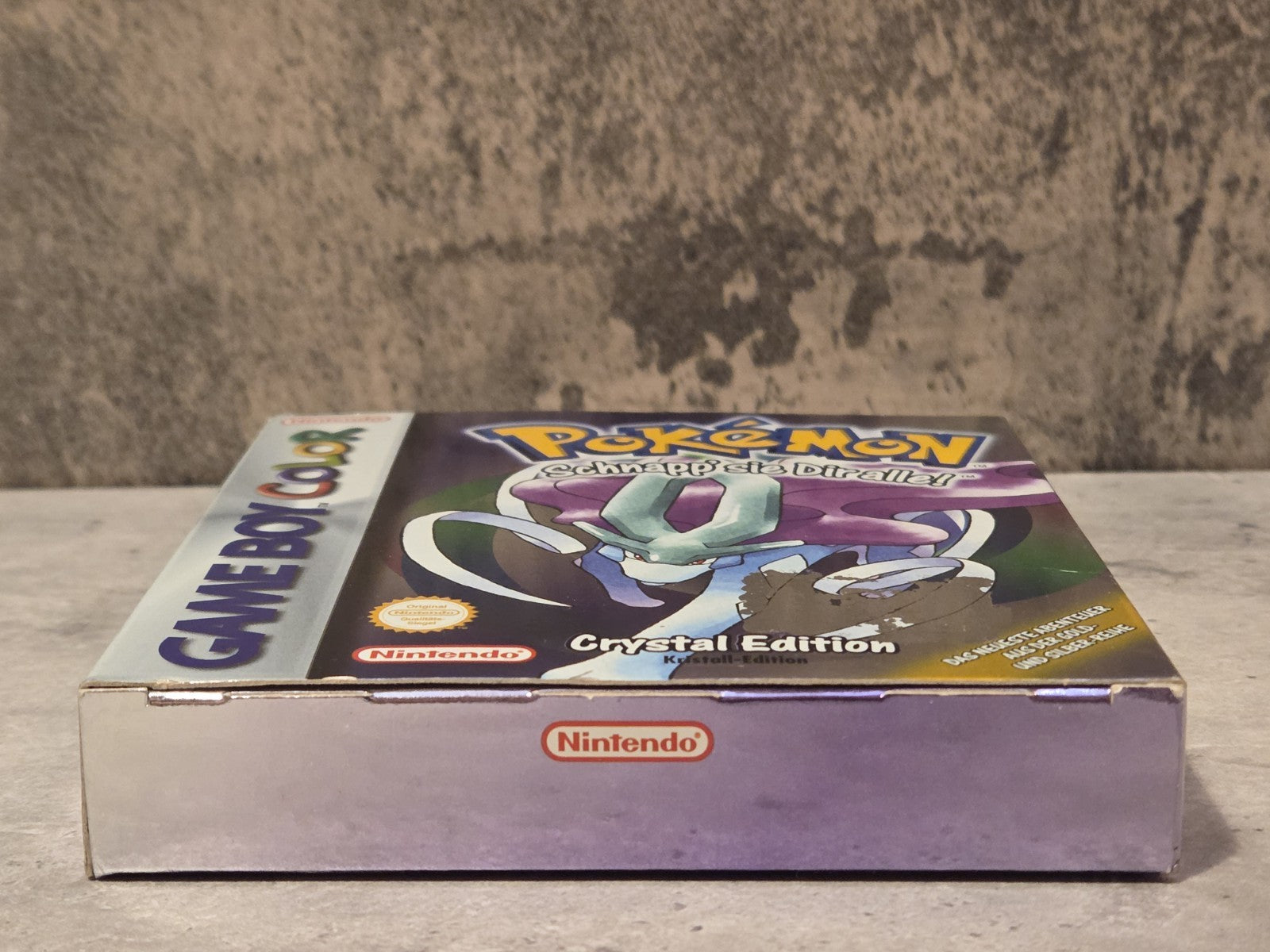 Nintendo Game Boy Color Pokemon Kristall Edition mit OVP und Anleitung NOE