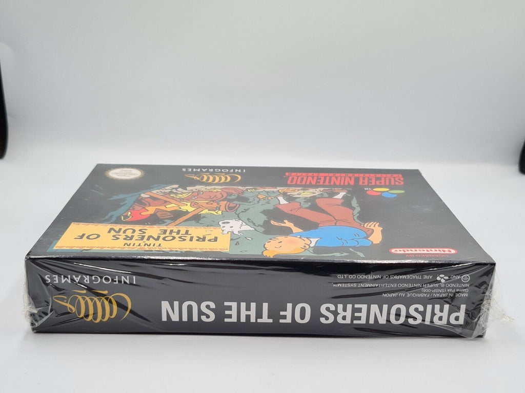 SNES Super Nintendo TinTin Prisoners of The Sun EUR Neu Sealed - T-Retro-Games 