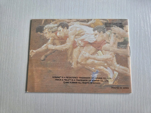 Game Boy Classic Konami Track & Field Spielanleitung Instruction Booklet NOE