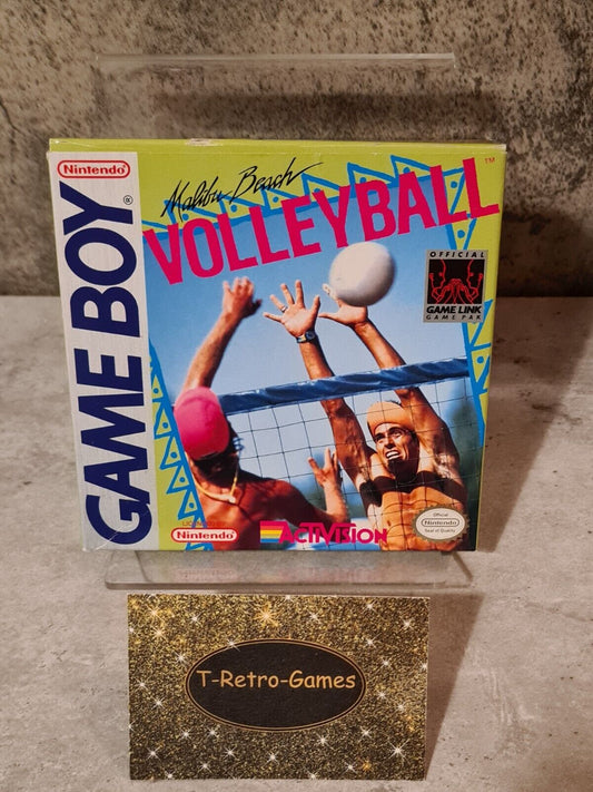 Nintendo Game Boy Classic Malibu Beach Volleyball mit OVP und Anleitung USA - T-Retro-Games 