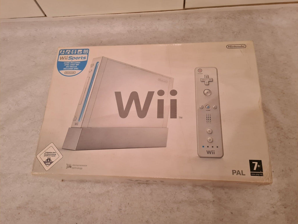 Nintendo Wii Konsole Weiß White OVP mit Wii Sports - T-Retro-Games 