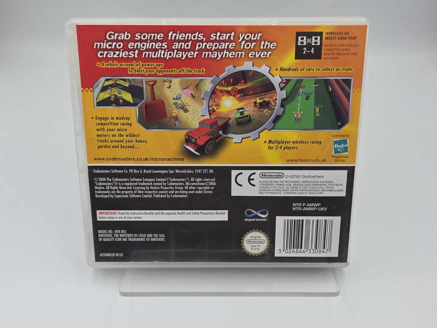 Nintendo DS Spiel Micro Machines V4 mit OVP und Anleitung UKV