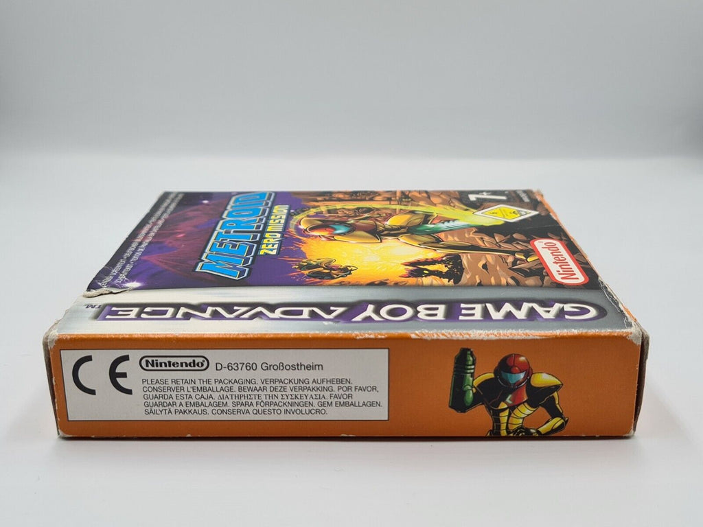Nintendo Game Boy Advance Metroid Zero Mission mit OVP und Anleitung EUR - T-Retro-Games 