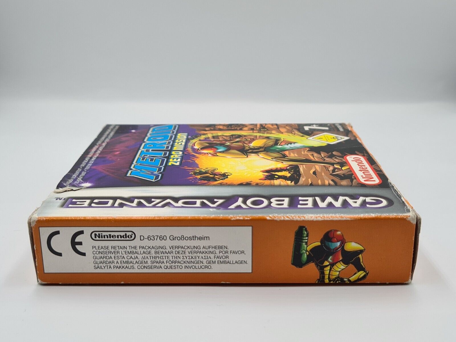 Nintendo Game Boy Advance Metroid Zero Mission mit OVP und Anleitung EUR - T-Retro-Games 