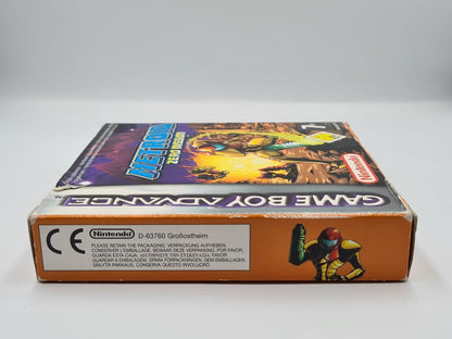 Nintendo Game Boy Advance Metroid Zero Mission mit OVP und Anleitung EUR - T-Retro-Games 