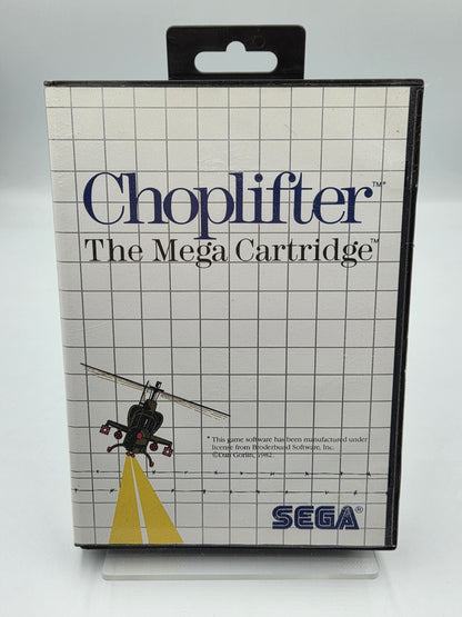 Sega Master System Choplifter mit OVP und Anleitung Multilingual 