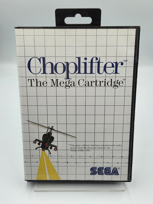 Sega Master System Choplifter mit OVP und Anleitung Multilingual 